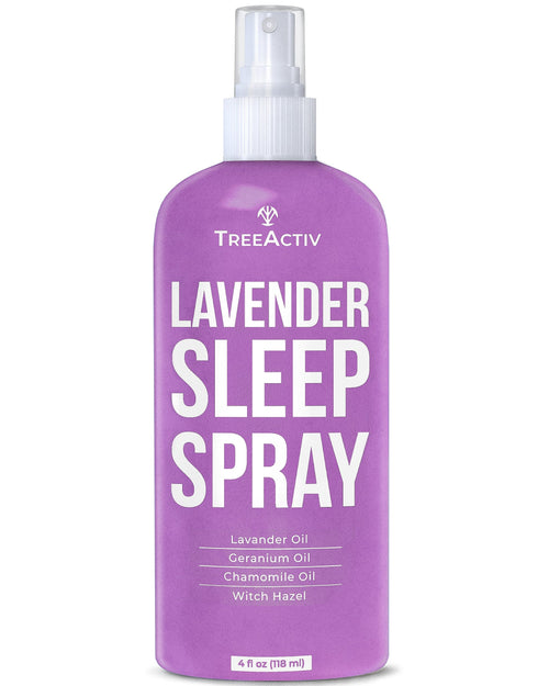 TreeActiv Sleep Spray: Calming Chamomile, Soothing Witch Hazel & Lavender Pillow Spray Air Freshener for Room Bed Fabric Pillows & Linen Mist for Sleeping & Relaxation 1000+ Sprays