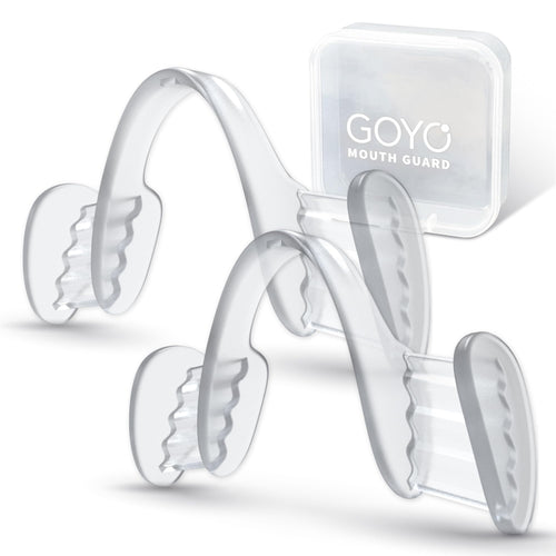 Mouth Guard for Grinding and Clenching Teeth at Night Sleep Night Guard Grinding Protection Clenching Protection Teeth Bruxism Mouth Piece with Travel Hygiene Case (2set) (1set)